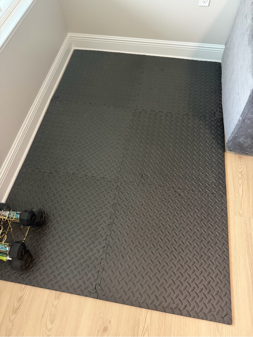 Black Interlocking Foam Floor Tiles - Home Flooring Mat